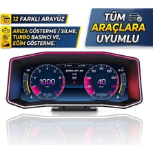 Bowie Opel corsa astra için Harici digital gösterge Odb ekran arıza göstergesi turbo gösterge hayalet ekran