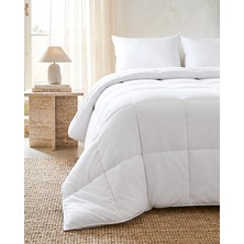 Ocean Home Textile 3'lü %100 Pamuk Kumaş Kaz Tüyü Konforunda Saten Biyeli Mikrojel Çift Kişilik Yastık Yorgan Seti 1 Adet 195 x 215 / 2 Adet 50 x 70 cm