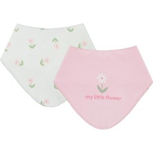 Civil Baby Çiçek Empirme Mama Önlüğü - Pembe