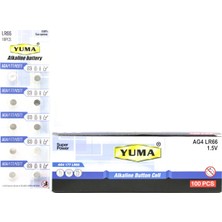 Savarga Ag4 Lr-66 Düğme Pil Alkalin 1.5V 10LU Kart YM-9AG4 (4801)