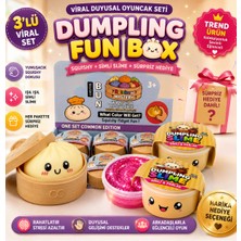 Çin Mantısı Squishy Slime Seti | Viral Duyusal Oyuncak Paketi + Sürpriz Hediye