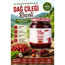 Yeşil Düzce Dağ Çileği Reçeli+Hanifta Reçeli 500 gr Glikoz+Fruktoz Içermez %65 Meyve