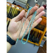 Anka Gümüş Plexiglass Uçak Camı Tesbih ( Gümüş Püsküllü )