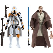 Hasbro Star Wars Vintage Collection Obi-Wan Kenobi & Airborne Clone Trooper, Star Wars: Revenge Of The Sith Ikili Aksiyon Figür Seti