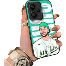 HONTINGA Xiaomi Redmi Note 13 Pro Plus 5g ile Uyumlu Kılıf Silikon Kenar Sert Arka Kamera Koruyucu Basitlik Anti Düşme Kamera Korumalı Curry Desen Couple Telefon Kılıfı Kadın ve Erkek Için Uygundur K1-1540