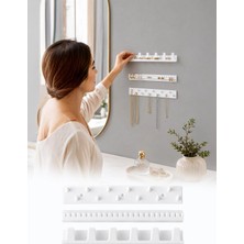 Omilife Yapışkanlı Takı Organizer Askısı Kolye Küpe Yüzük Bileklik Düzenleyici Takı Askılığı