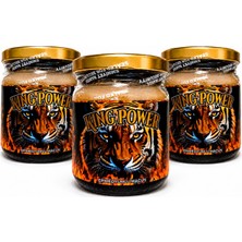 King Power Ginsengli Atom Güç Kuvvet Bitkisel Epimediyumlu Macun Kavanoz 240 gr Erkek Gece Enerji Serisi 3'lü Avantajlı Seri