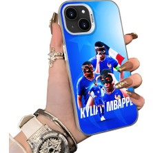 HONTINGA iPhone 15 Plus ile Uyumlu Kılıf Silikon Kenar Sert Arka Kamera Koruyucu Basitlik Anti Düşme Kamera Korumalı Neymar Desen Couple Telefon Kılıfı Kadın ve Erkek Için Uygundur K1-1542