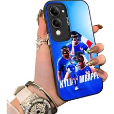 HONTINGA Vivo Y29S ile Uyumlu Kılıf Silikon Kenar Sert Arka Kamera Koruyucu Basitlik Anti Düşme Kamera Korumalı Neymar Desen Couple Telefon Kılıfı Kadın ve Erkek Için Uygundur K1-1542