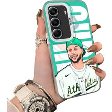 HONTINGA Tecno Camon 40 ile Uyumlu Kılıf Silikon Kenar Sert Arka Kamera Koruyucu Basitlik Anti Düşme Kamera Korumalı Curry Desen Couple Telefon Kılıfı Kadın ve Erkek Için Uygundur K1-1540