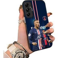 HONTINGA Samsung Galaxy A05S ile Uyumlu Kılıf Silikon Kenar Sert Arka Kamera Koruyucu Basitlik Anti Düşme Kamera Korumalı Mbappé Desen Couple Telefon Kılıfı Kadın ve Erkek Için Uygundur K1-1538