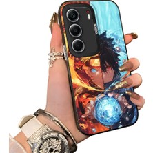 HONTINGA Tecno Camon 40 Pro 5g ile Uyumlu Kılıf Silikon Kenar Sert Arka Kamera Koruyucu Basitlik Anti Düşme Kamera Korumalı Anime Desen Couple Telefon Kılıfı Kadın ve Erkek Için Uygundur K1-1539