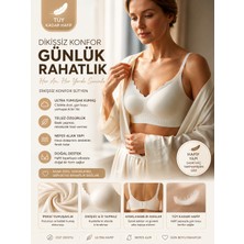 Nior Lifestyle Nefes Alan Dikişsiz Sütyen, Hafif ve Yumuşak Kadın Iç Giyim