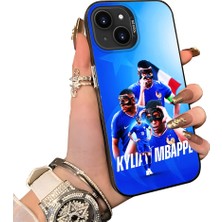 HONTINGA iPhone 15 Plus ile Uyumlu Kılıf Silikon Kenar Sert Arka Kamera Koruyucu Basitlik Anti Düşme Kamera Korumalı Neymar Desen Couple Telefon Kılıfı Kadın ve Erkek Için Uygundur K1-1542