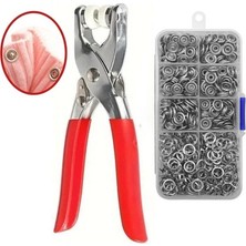 Buffer ® 200 Adet Paslanmaz Çelik Çıtçıt ve Pense Seti Ergonomik Tasarımlı Metal Çıt Çıt Makinesi