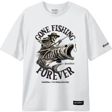 Balıkçılık Temalı Tişört - Gone Fishing Forever