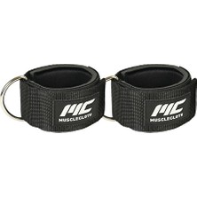Musclecloth Padded Ankle Cuff 2'li Paket Siyah