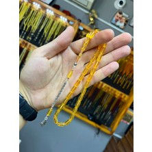 Anka Gümüş Plexiglass Uçak Camı Tesbih ( Gümüş Püsküllü )