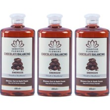 Sensitive Flowers Chocolate Energise Duş Jeli 3 x 650 ml