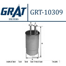 Filtron Yakıt Filtresi Euro 5 Grat 10309 Ducato Euro 5 Oem 77366565