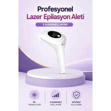 Alkasaz Ipl Lazer Epilasyon Aleti 5 Kademeli Güç Ayarlı - ALKHBY8280-4547