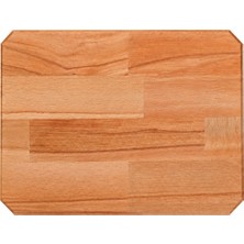 Vecta Edge Kayın Ahşap Kesme ve Sunum Tahtası Large - Pahlı Dikdörtgen Doğrama Tahtası 25 x 35 cm