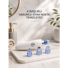 Alkasaz Yeni Nesil Vakumlu Pilli Siyah Nokta ve Yüz Temizleme Cihazı 4 Başlıklı - ALKHBY4395-2084