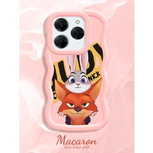 HONTINGA Tecno Spark 20 Pro Uyumlu Kılıf Düşüme Önleyici Basitlik Anti Düşme Kamera Koruyucu Basit Pembe Yumuşak Silikon Couple Telefon Kılıfı Anime Desen K9-0282