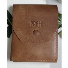 Bags Shoes Praff Prf-220526 Hakiki Deri Unisex Çıtçıtlı Mini Cep Cüzdan