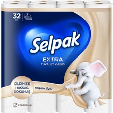 Selpak Extra Kaşmir Özlü 32'li Tuvalet Kağıdı