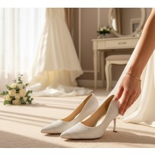 Guja 26Y483-7 Premium Kadın Taşlı Stiletto