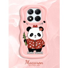 HONTINGA Xiaomi Redmi Note 14 Pro 4g Uyumlu Kılıf Düşüme Önleyici Basitlik Anti Düşme Kamera Koruyucu Basit Pembe Yumuşak Silikon Couple Telefon Kılıfı Panda Desen K9-0285