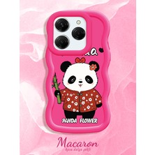 HONTINGA Tecno Spark 20 Pro Uyumlu Kılıf Düşüme Önleyici Basitlik Anti Düşme Kamera Koruyucu Basit Kırmızı Yumuşak Silikon Couple Telefon Kılıfı Panda Desen K9-0285