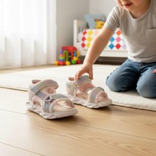 Bags Shoes Cool Pamela-Ptk 26/30  Kız Çocuk Işıklı Taban Cırtlı Sandalet