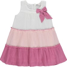 Civil Girls Fiyonklu 2-5 Yaş Elbise - Pembe