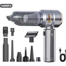 Tastech ST-6659PLUS Şarjlı Araç Içi Süpürge Taşınabilir 16000PA Elektrikli Süpürge Üfleme Vakum Özellikli