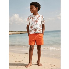 Civil Boys Basic 6-9 Yaş Deniz Şort - Turuncu