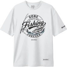 Balıkçılık Temalı Tişört - Fishing Forever