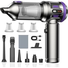 Tastech ST-6697A Plus Şarjlı Araç Içi Süpürge Üfleme Vakumlama 20000PA Güçlü Vacuum Cleaner