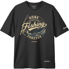 Balıkçılık Temalı Tişört - Fishing Forever