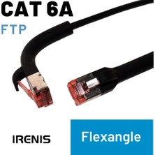 IRENIS Irenıs 10 Metre CAT6A U/ftp 90° Bükülebilir Kablo