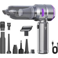 Tastech LF-6122 4'ü 1 Arada Çantalı Araç Içi Süpürge El Süpürgesi 16000PA Güçlü Çekim Fırçasız Motor