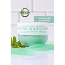 Spectra Care Pürüzsüzleştirici ve Nemlendirici Vegan Şeker Peelingi -Fresh Mint- Body Scrub 330 gr