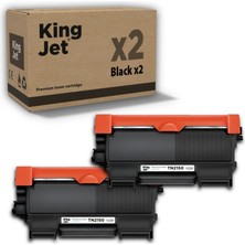 Kingjet Brother Uyumlu TN-2150 Standart Kapasiteli (2'li Paket) Muadil Toner | MFC-7450