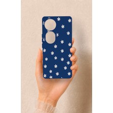 Vip Case Vivo V40 Uyumlu Mini Papatya Desenli Silikon Kılıf