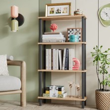 The Violett Pırada 4 Raflı Kitaplık Organizer Düzenleyici