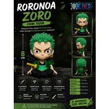 Figür Bende Figürbende Roronoa Zoro Chibi Figür 8 cm One Piece Animesi – Reçine Baskı El Boyaması Koleksiyon Figürü Anime Hediyelik