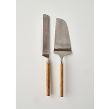 Bella Maison Wooden Kek Servis Seti Naturel