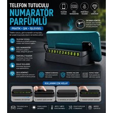 Tastech Telefon Tutuculu Numaratör Parfümlü Gizlenebilir Numara Parfümlü Tasarım Kablo Tutucu Kartlık Bölmesi