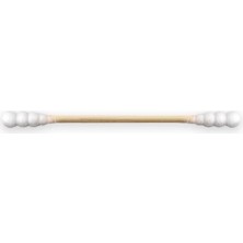 Humble Brush Bamboo Cotton Swabs Spiral White- Spiral Kulak Çubuğu Beyaz, Çevre Dostu Pamuklu Kulak Çubukları, Plastik Içermeyen Ambalaj, Doğal Renkli Pamuktan Kulak Çubukları